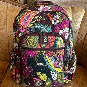 Vera Bradley Campus Backpack in Falling Flowers